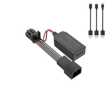 Imagem de OthoKing Adaptador De Energia Para Câmera Painel Compatível Com Toyota Tacoma (15-23), Highlander Selecionado, Tundra, Sienna; Honda Ridgeline E Mais. Conecta-Se Ao Espelho Retrovisor, Fonte Usb Int