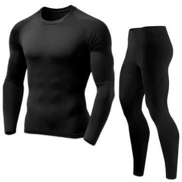 Imagem de Conjunto Blusa Térmica Flanelada + Calça Térmica Flanelada Masculina -