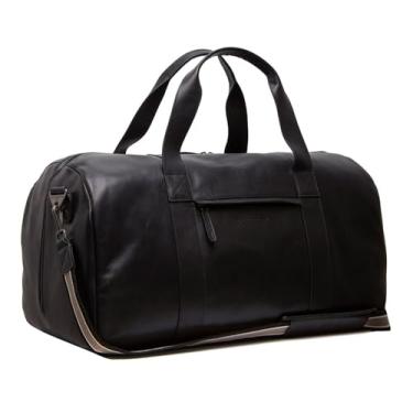 Imagem de Bolsa de couro da marca Chesterfield Hudson | Elegante Weekender para viagens | Bolsa estilo preto