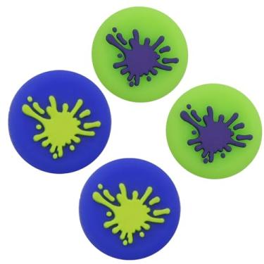 Imagem de Booge Capa Protetora Para Joystick De Silicone Com 4 Peças, Analógico E Nintendo Switch Ns Joy-Con, Cor Tinta