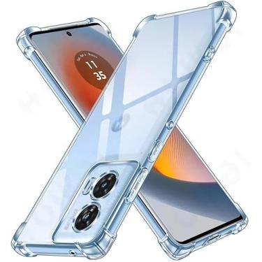 Imagem de Capa Case TPU Transparente para Motorola Moto G35 Anti Impacto Shock Choque Alta Proteção Premium