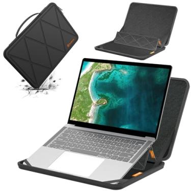 Imagem de Smatree Capa protetora rígida de EVA com suporte compatível com HP 255 G10 de 15,6 polegadas, EliteBook 650/655, para ProBook 450/455, para ZBook Power G9/G10 Mobile Workstation, para laptop HP
