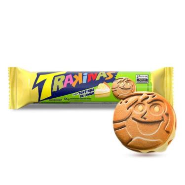 Imagem de Biscoito Recheado Trakinas Tortinha de Limão 126g