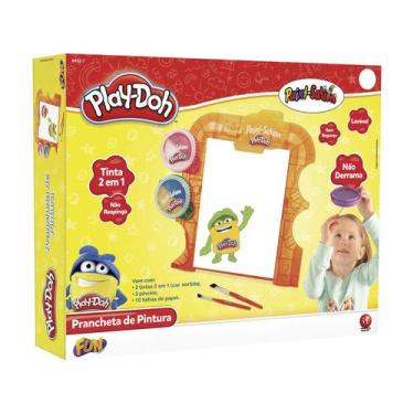 Imagem de Kit de Colorir PlayDoh Prancheta de Pintura - com Acessórios Fun