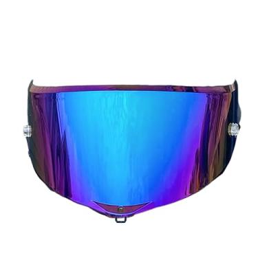 Imagem de Substituição Pista Shield para AGV Pista GPR, Corsa-R, Pista GPRR Face Shield Race3 Proteção UV (apenas para uso Revo Rainbow-Day)