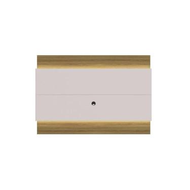 Imagem de Painel para TV New Lincoln 195 cm - Freijó c/ Off White Gloss