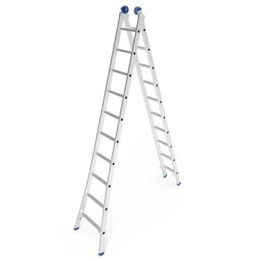 Imagem de Escada de Alumínio Extensível 2x10 Mor