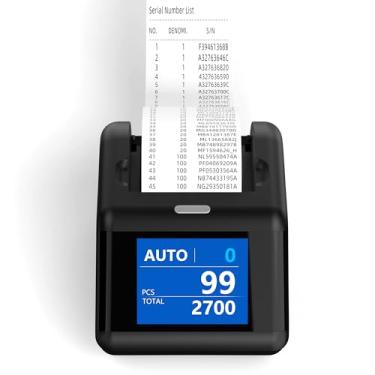 Imagem de PONNOR Impressora térmica P-07 para máquina de contador de dinheiro de denominação mista N70, conecta-se via plugue RJ-11, impressora de recibos adequada para papel térmico de 58 mm, impressora