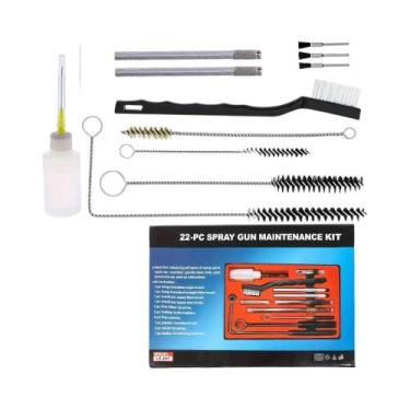 Imagem de Kit De Limpeza Para Pulverizador De Tinta Automotiva 22 Peças, Ferrame