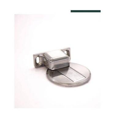 Imagem de Trava Porta Magnético Slim Escovado - Comfortdoor