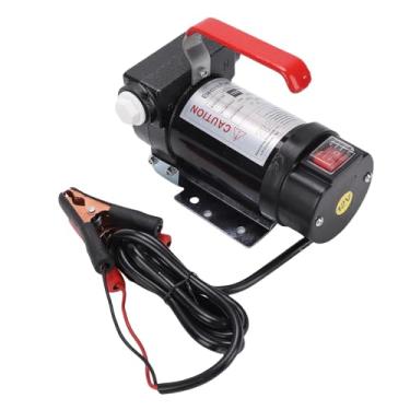 Imagem de Zhjvihx 12V DC Portátil de Transferência Elétrica de Combustível Portátil Bomba de Queroseneno Motor Comercial Automático, 45L 1min Priming Oil Self Prime