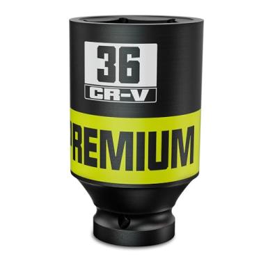 Imagem de Soquete de impacto de 1/5.1 cm, soquete profundo de 36 mm, métrico, 6 pontos, CR-V, perfeito para casa, mecânico e projeto de reparo