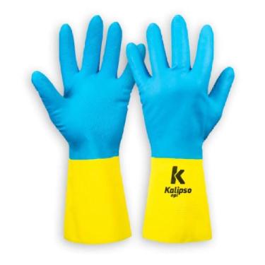 Imagem de Luva Kalipso Latex Neoprex Light Azul CA 41414, G