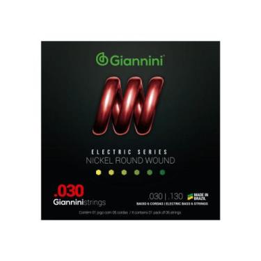 Imagem de Encordoamento Contrabaixo Giannini GEEBRL 0.30 6 Cordas