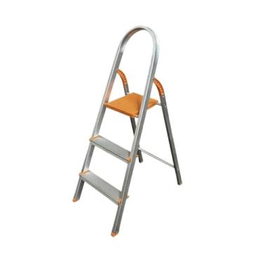 Imagem de Escada para banqueta em alumínio com 4 degraus reforçados(ESCADA 3)