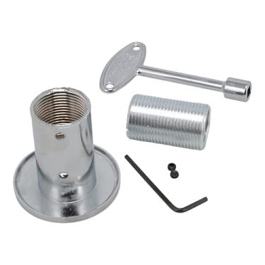 Imagem de Supplying Demand SDLLFLGKIT-CP Lareira | Kit de válvula de gás de isqueiro com flange universal e chave cromada de 7,6 cm