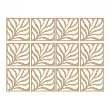 Imagem de Kit 24 Placas Decorativa Para Divisória De Ambiente Em Mdf