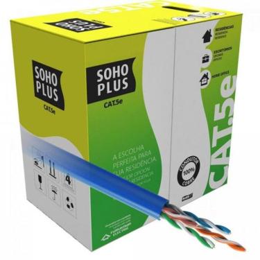 Imagem de Cabo de Rede CAT5E 305m Azul Furukawa Sohoplus