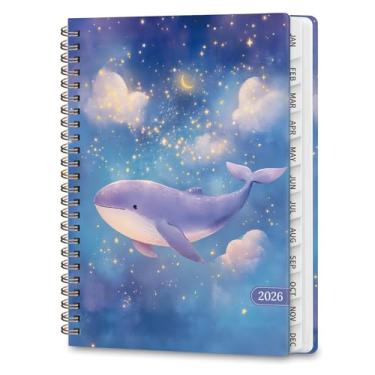 Imagem de Agenda 2026, agenda acadêmica, acessórios de mesa para casa, escritório e material escolar – A5 (15 x 21 cm)