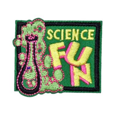 Imagem de Ruoming 1 PÇ Emblema bordado de frase com aplique de crachá de ferro na costura (4,9 x 5,5 cm)