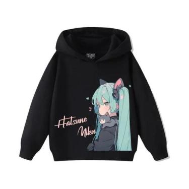 Imagem de Moletom Com Capuz Hatsune Miku Para Meninas, Confortável E Quente Para