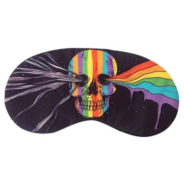 Imagem de Máscara para dormir Funny Skull Anime Super Soft Imitation Silk