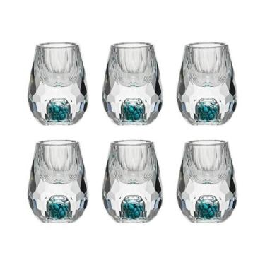 Imagem de Conjunto De 6 Copos De Cristal Para Bebidas Alcoólicas De 15ml, Copos 