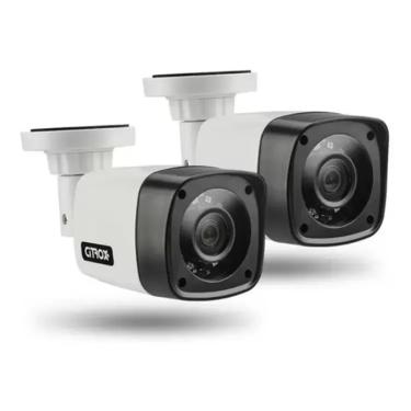 Imagem de kit 2 Câmera de Segurança Bullet Infravermelho 4x1 Hd 720p Lente 2,8mm Infra 20 Metros Citrox