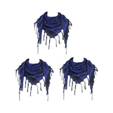 Imagem de Lenço Tático Unissex Keffiyeh Shemagh Para Proteção De Cabeça E Pescoç