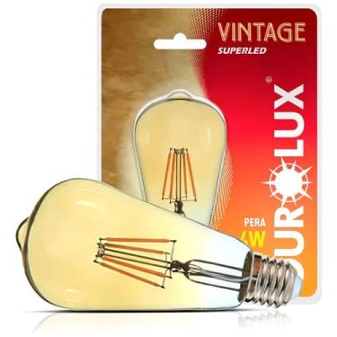 Imagem de Vintage led mista bt53 4w biv 2400k - Ourolux, Bivolt