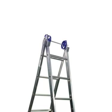 Imagem de Escada Extensiva Aluminio 4em1 7,45mt 2x13 Degraus Real EX13
