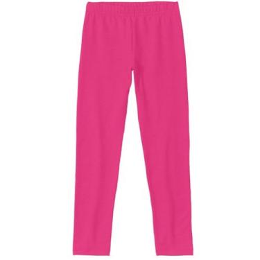 Imagem de Calça Legging Infantil Menina- Brandili, Rosa escuro, 6