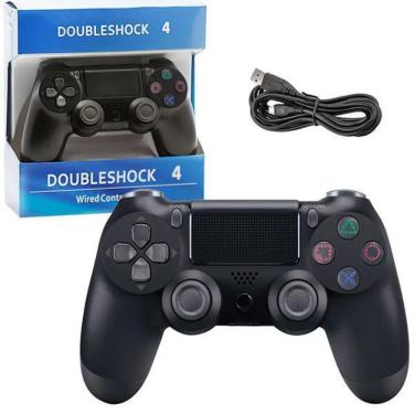 Imagem de Controle Com Fio Para Ps4 Joystick Wired Compatível Com Ps4