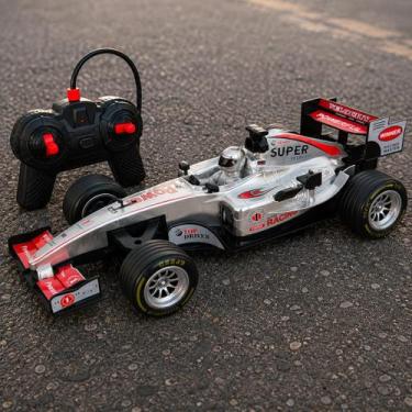 Imagem de Carrinho Formula 1 Ferrari Controle Remoto 40cm Recarregável USB com L
