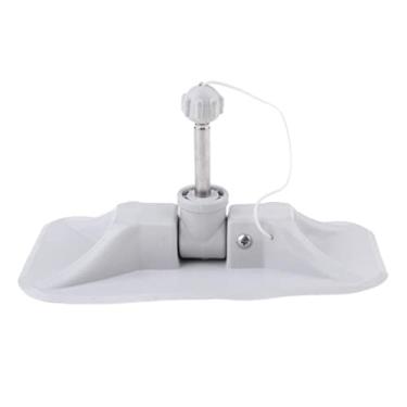 Imagem de simhoa Suporte universal inflável para barco e caiaque com remos com trava de gancho branco - branco A