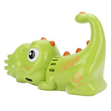 Imagem de Soprador de bolhas de bebê com alça portátil ergonômica de saída rica criador de bolhas de padrão animal bonito para festa de piquenique de casamento