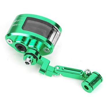 Imagem de Reservatório de fluido de freio dianteiro CNC Conjunto de copo de óleo de motocicleta de alumínio adequado para ZX 6R 9R 10R (vert) Copo de óleo de freio Reservatório de