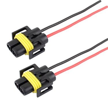 Imagem de TOMALL Adaptador de soquete fêmea de farol H11 H8 880 para lâmpadas de farol de neblina de Xenon de LED (pacote com 2)