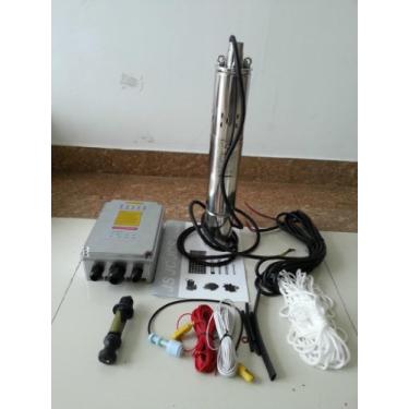 Imagem de Bomba de água solar submersível Gowe, preço de bomba de água solar, bomba CC para poço profundo, 24V 180W