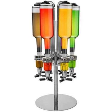 Imagem de Porta Bebidas Giratório Dosador Dispenser Para 6 Garrafas