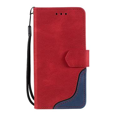 Imagem de Capa de suporte de couro fashion para iphone 13 14 Pro Max 12 Pro XS Max Xr X 8 plus 7 6 6S Plus Coque Wallet Slot para cartão Capa para telefone, vermelho, outro