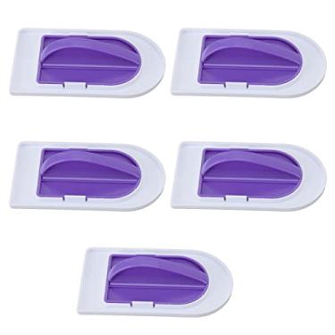 Imagem de 5 pçs raspador de bolo mais suave, raspador de glacê de borda de bolo DIY com alça para decorar bolo polidor mais suave para confeitaria doméstica