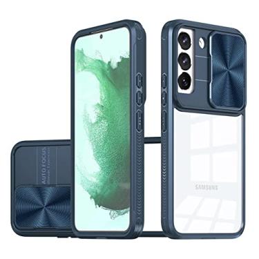 Imagem de Casos de proteção de câmera deslizante à prova de choque para Samsung Galaxy S23 S22 Ultra S21 Plus S20 FE A33 A53 A73 A13 A12 Clear Hybrid Cover, T3, para Samsung A73 2022
