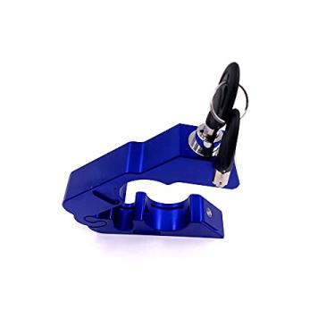 Imagem de E-Bro Trava de alavanca de freio para guidão de motocicleta, trava de segurança anti-roubo (azul)