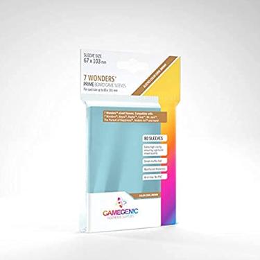 Imagem de Gamegenic Prime Board Game Sleeves 80ct 7 Wonders