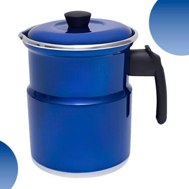 Imagem de Leiteira térmica fervedor com apito 1,5 litros em alumínio
