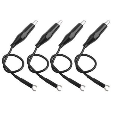 Imagem de Oumefar 4 piezas de sonda de osciloscopio Cable de conexión a tierra piezas de sonda de alta presión profesional con Clip Kit de accesorios de osciloscopio Instrumentação