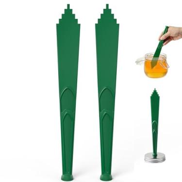 Imagem de Pisol Levantador magnético de tampa de jarra e removedor de bolhas de enlatamento, suprimentos de ferramentas de conserva 3 em 1 para casa de panela (2 peças)