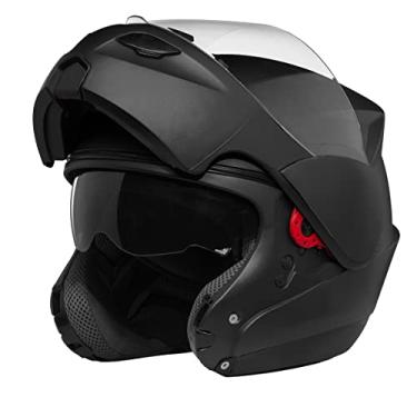 Imagem de CAPACETE ESCAMOTEÁVEL PRO TORK ATTACK ELITE FOSCO PRETO FOSCO TAM. 58