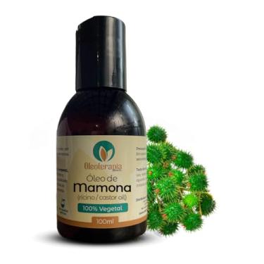 Imagem de Óleo Vegetal de Mamona (Rícino) 100% Natural Prensado a Frio/uso Cosmético e Terapêutico (100 mL) - Oleoterapia Brasil
